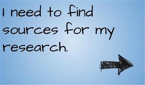 I need to find sources 
